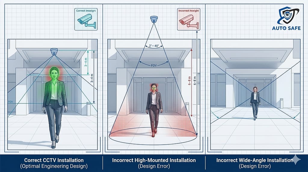 CCTV System Design Mistakes That Cost You Security 6 cctv camera angle impact on face identification accuracy egypt 2026